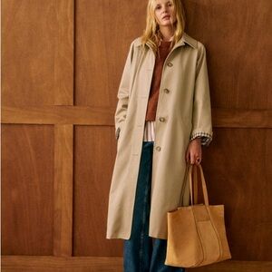 Sezane Clyde Tan Trench Coat